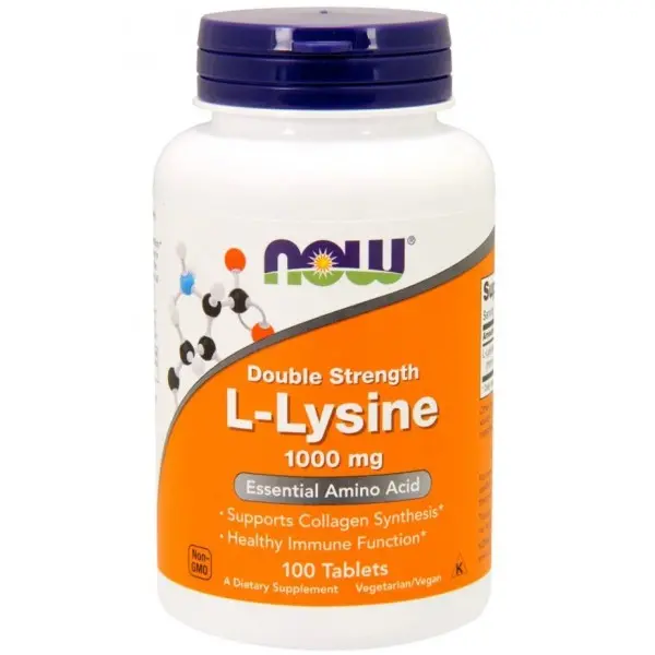 NOW L-Lysine 1000 мг 100 таблеткиNOW0011 - Fitneshrani.com NOW L-Lysine 1000 мг 100 таблеткиNOW0011