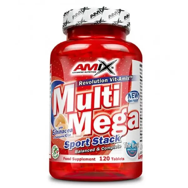 AMIX Multi Mega Stack 120 таблетки AM232 - Fitneshrani.com AMIX Multi Mega Stack 120 таблетки AM232