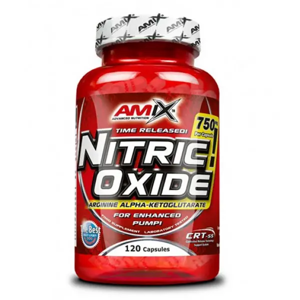 AMIX Nitric Oxide 750 мг 120 капсули AM240 - Fitneshrani.com AMIX Nitric Oxide 750 мг 120 капсули AM240