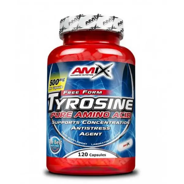 AMIX Tyrosine 120 капсули AM296 - Fitneshrani.com AMIX Tyrosine 120 капсули AM296